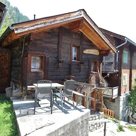 Wooden In Near The Aletsch Arena *