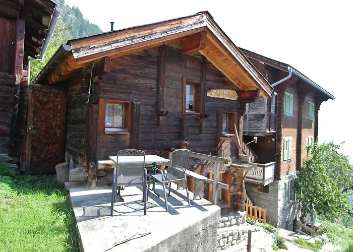 Wooden In Near The Aletsch Arena *